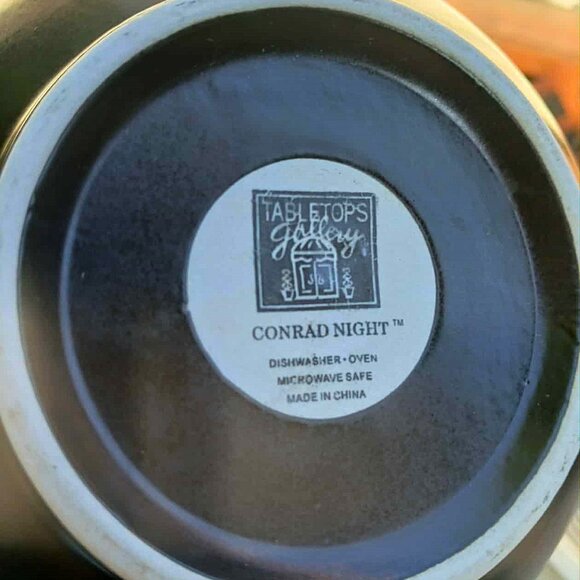 MCM Styled Conrad Night Designer SALAD PLATES/BOWLS by Tabletops Gallery - Picture 13 of 13